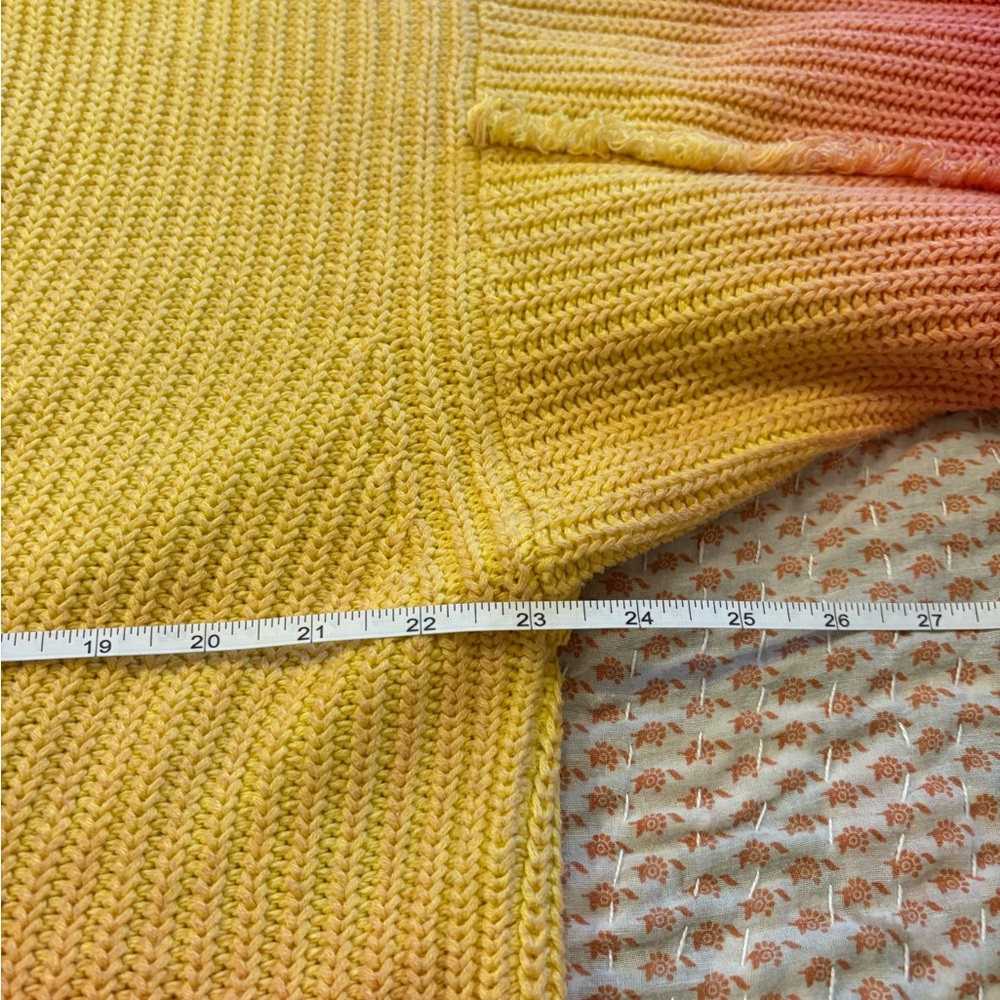 Free People Mai Tai Long Ombre Cardigan - Picture 11 of 12
